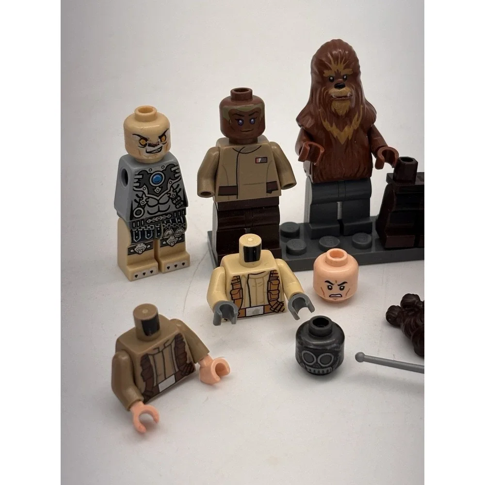 Lego Star Wars Minifigure Lot Light Sabers Helmets Legs Torsos
